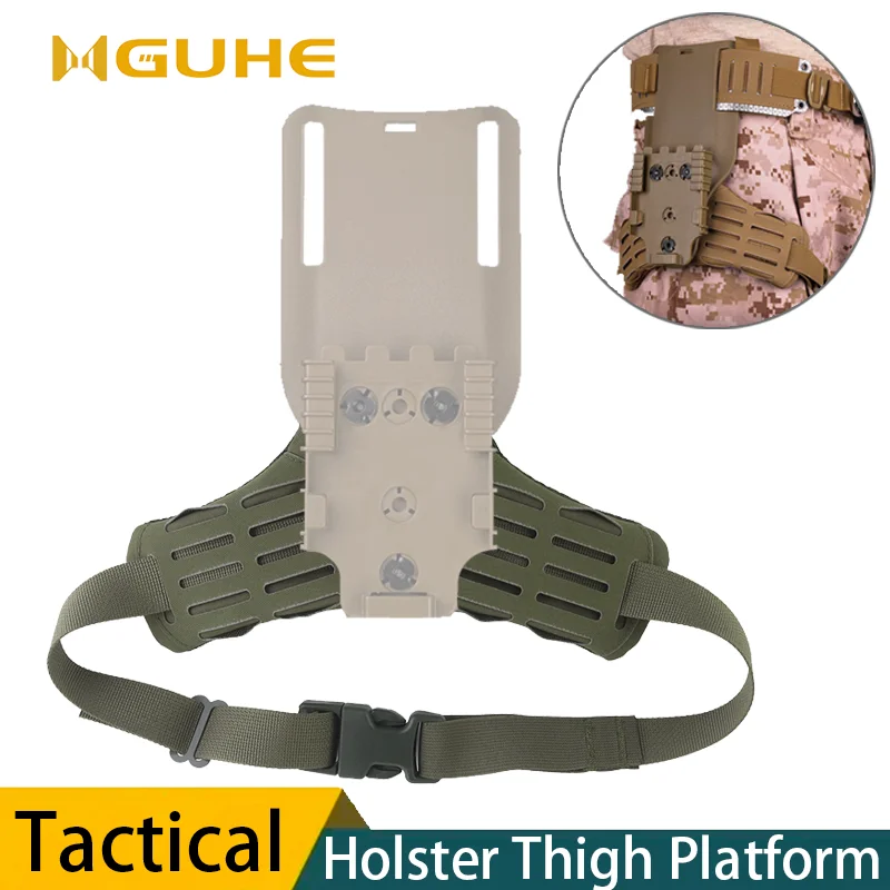 

Tactical Leg Platform,Thigh Belt Platform,Pistol Holster Adapter, Base for Glock 17,19,M9 Waist Platform,Quick Locking