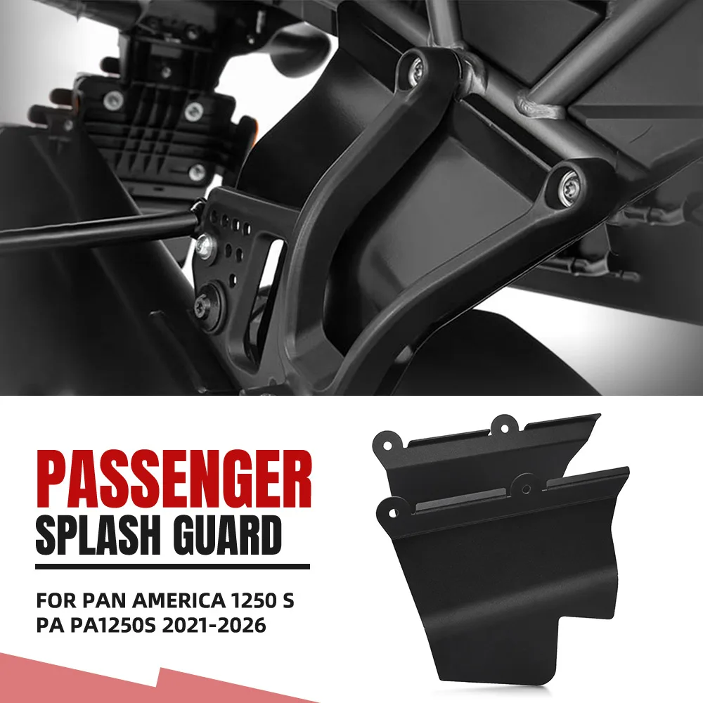 

For Pan America ST PA1250 Special 2021-2022-2023-2024-2025-2026 Passenger Footrest Side Stand Fender Splash Cover Protection