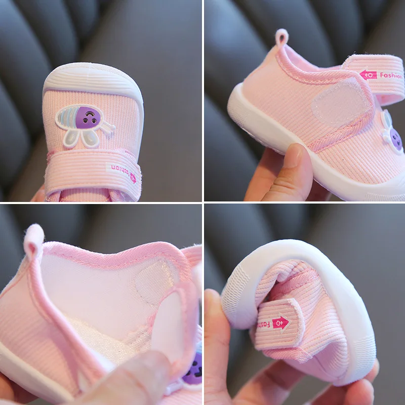 Sepatu bayi sepatu balita Anti Slip bersol lembut sepatu kain Sneaker bayi perempuan baru lahir Sneaker kasual untuk anak laki-laki anak-anak Zapatos Bebe nifum