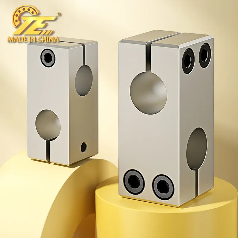 Optical axis cross clamp fixed connector aluminum parallel vertical locking with diameter reducer cross double hole support seat