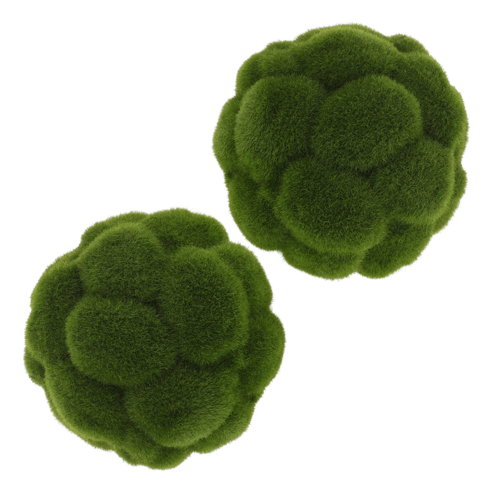 

2Pcs Fake balls Decorative Ornaments for Garden Lawn Patio Wedding Artificial Plant Topiary Balls for Home Decor