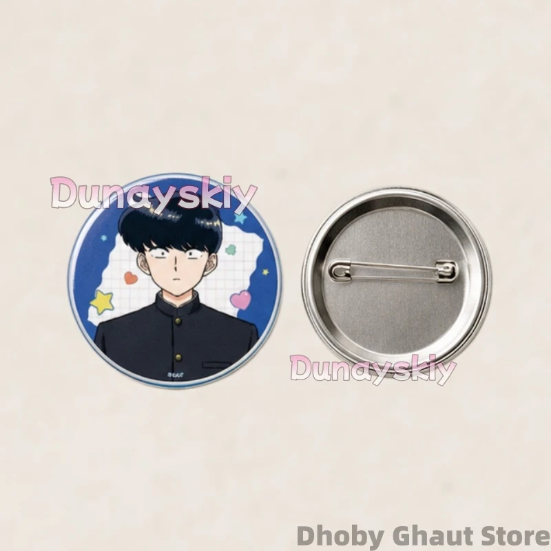 Fight! Nakamura-kun Nakamura & Hori Badge Set 9PCS 58mm Round Buttons Character Brooch Pins for Fans Cosplay Halloween Decor