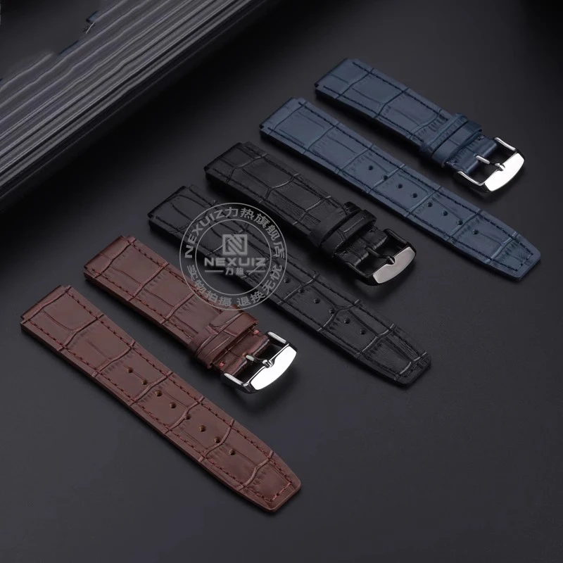 Ремешок для часов из воловьей кожи 18 мм подходит для Casio, маленький квадратный цепочка для часов серии AE-1200/1300, мягкий специальный ремешок из воловьей кожи