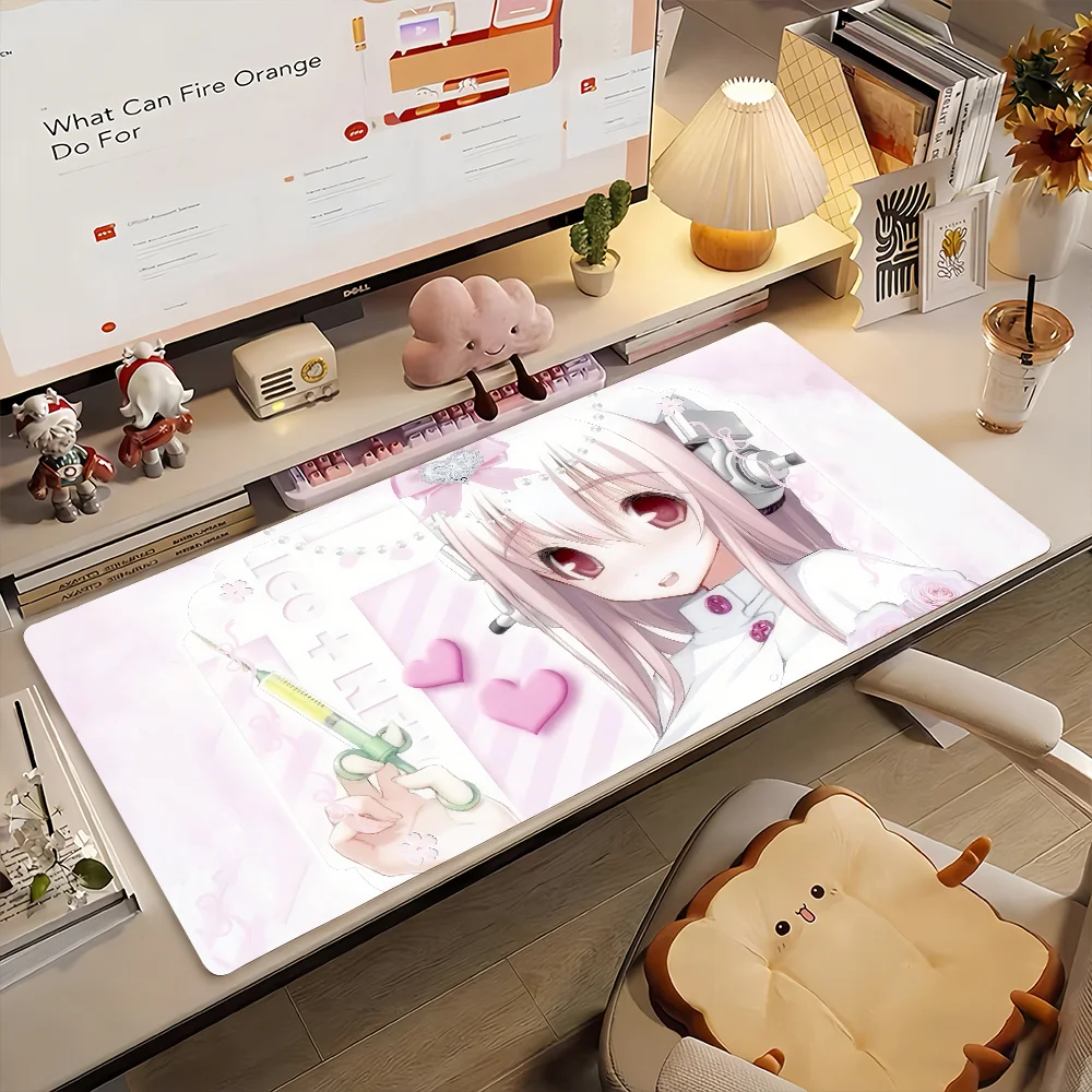 Cute Super Sonico Mouse Pad Computer Laptop Rubber Non-slip Mouse Mat Mousepad Gamers Decoracion Desk Mat
