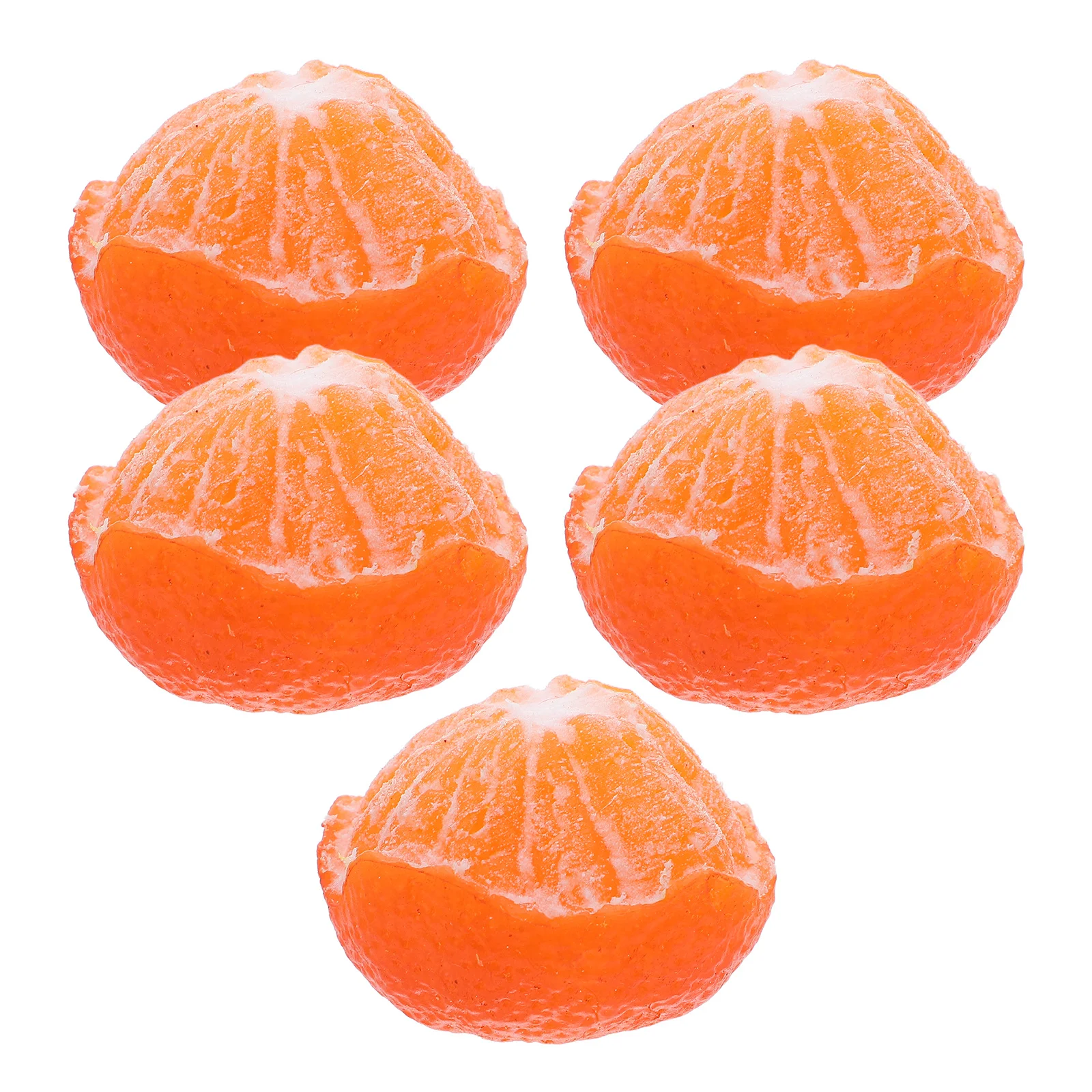 

5Pcs Realistic Simulation Orange Decor Lifelike Fake Fruit for Home Party Display Photo Props Shop Decoration Small Oranges