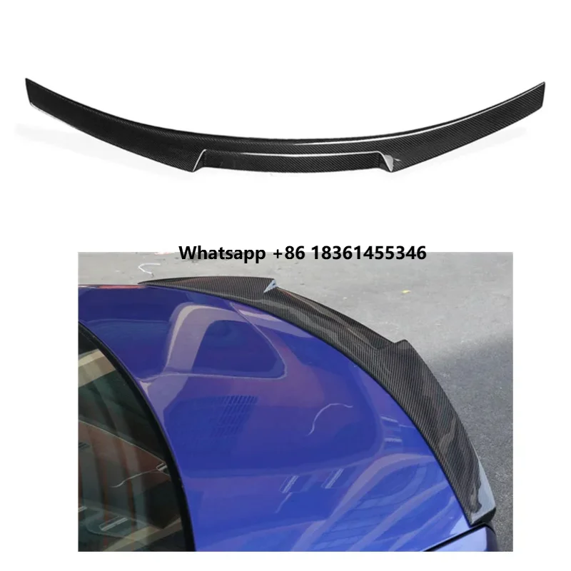 

For 3 Series 2006-2013 Premium M4 Style Trunk Spoiler Wing Carbon Fiber Rear Spoiler for E92 E92 M3