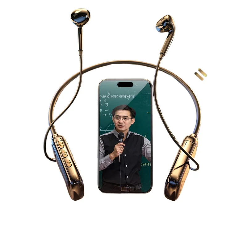 

Neck Bluetooth wireless earphone monitor headset Professional endorsement and reading online class special headset