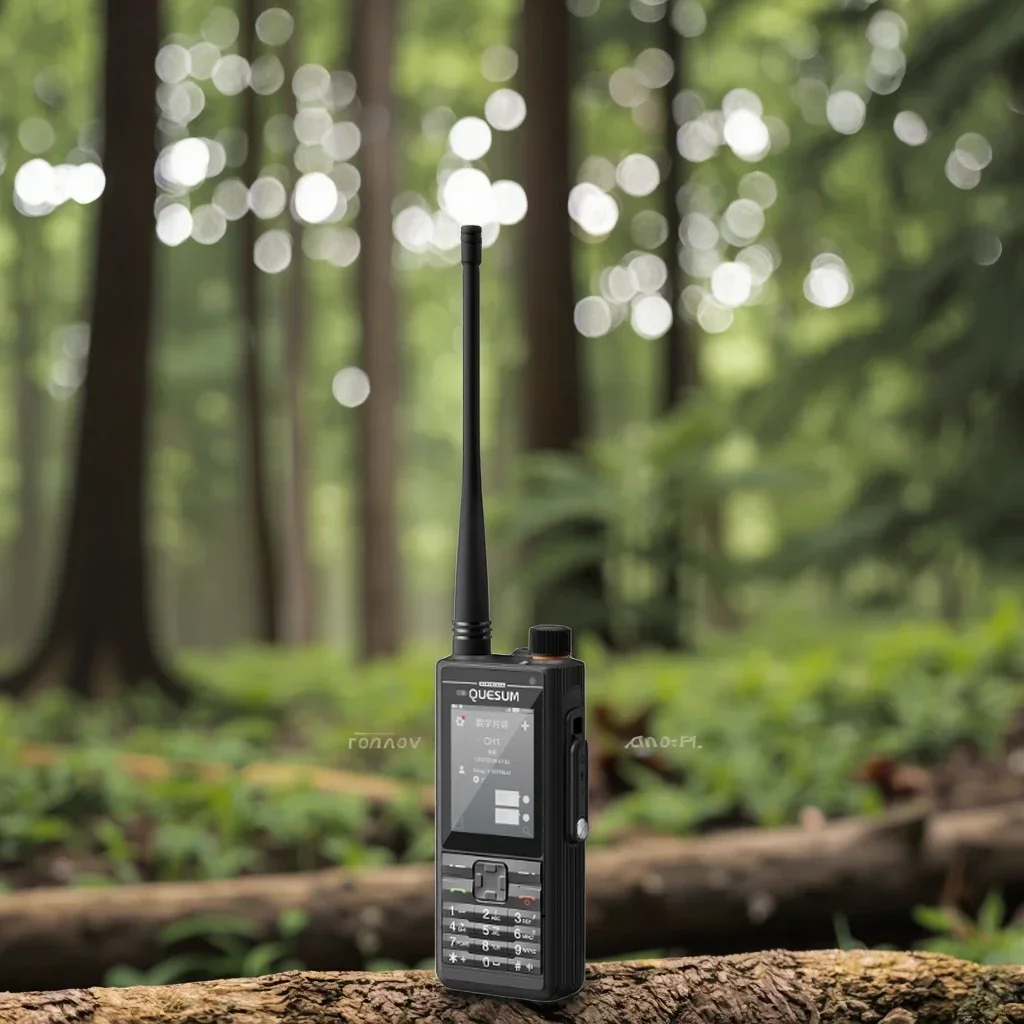 Alta calidad MAX11 PoC + DMR + Walkie Talkie analógico doble reloj una tecla SOS comunicación de Radio bidireccional