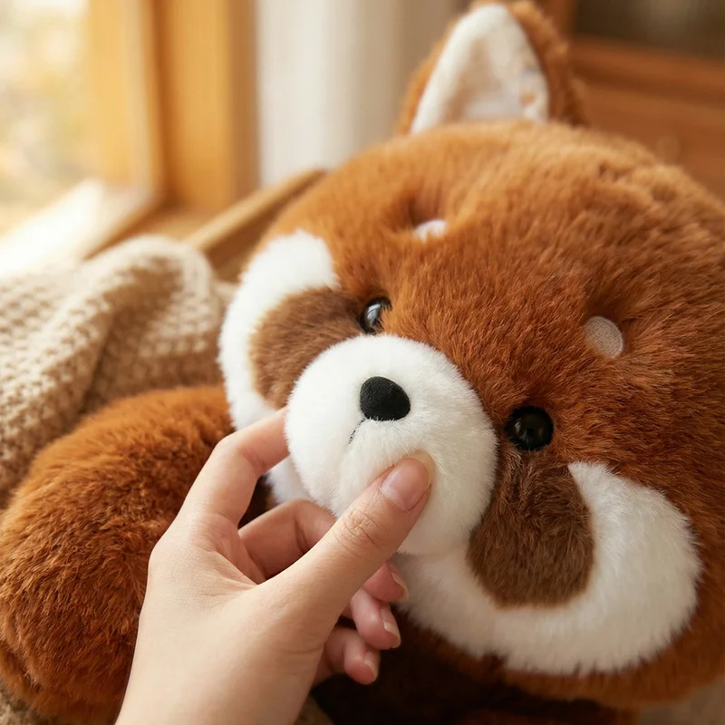 Soft And Cute Party Animal Soothing Throw Pillow Fox Panda Penguin Pig West Highland Plush Doll Sleep Companion Doll Kid Gift