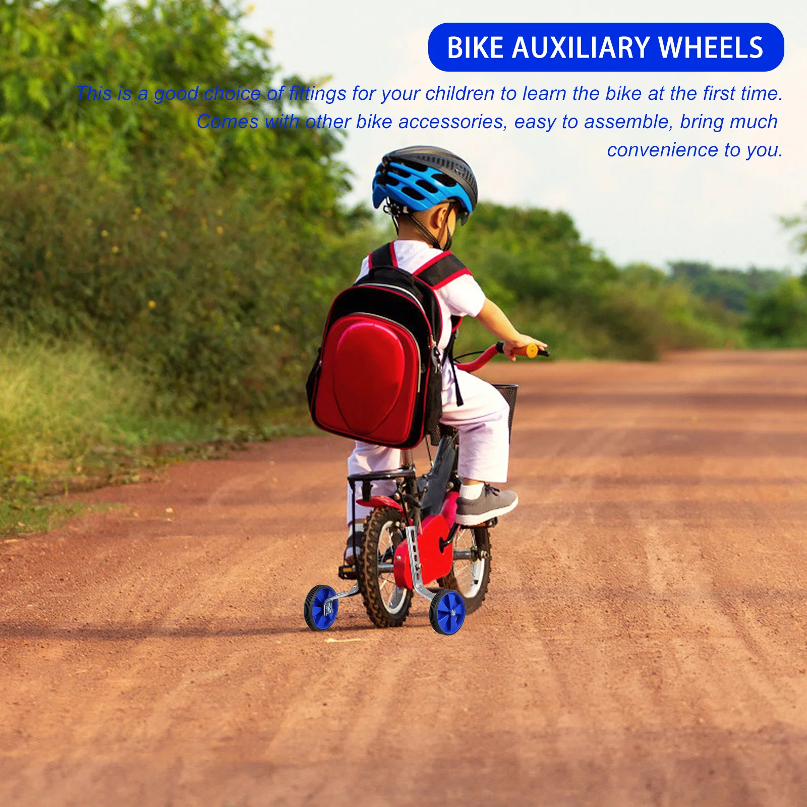 1Set Childrens Training Wheels Eco Friendly Material Sturdy Durable Safety Stability Perfect First Time Cycling Accessories