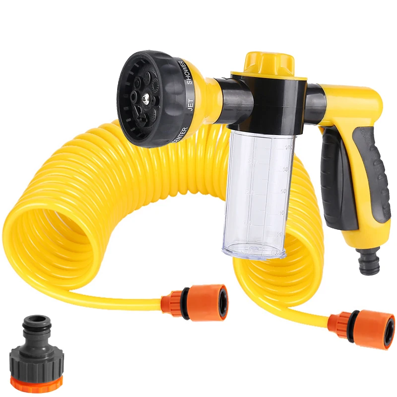 

7,5 м/10 м/15 м/20 м/30 м садовая пружинная водопроводная труба для чистки автомобиля ирригационный водяной пистолет EVA пружинная садовая водопроводная труба