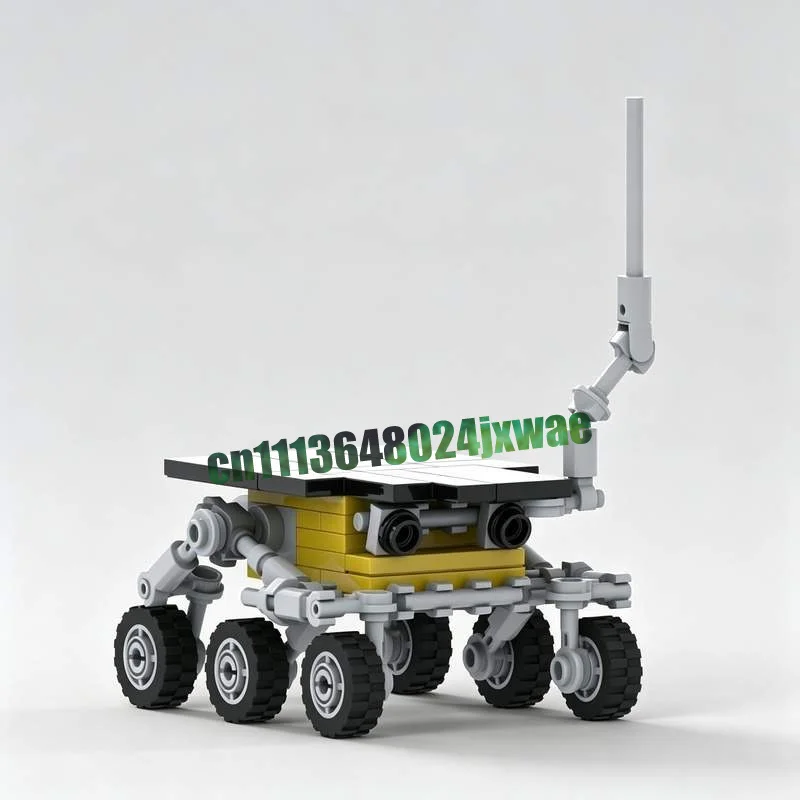 NEW 102Pcs Mars Exploration Rover Space Robot MOC Model DIY Assembled Building Bricks Adult Collectible Display Toy Popular Gift