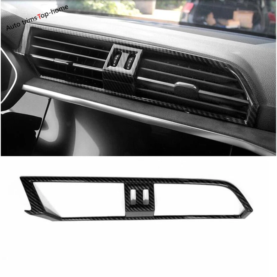 

Front Dashboard Armrest Box Air Conditioning Vent AC Outlet Decoral Frame Cover Trim For Audi Q3 F3 2019 - 2024 Car Accessories