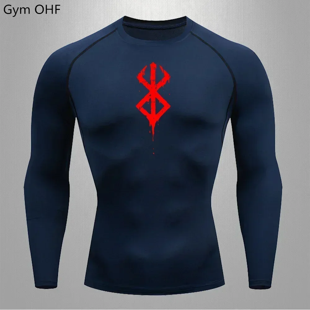 Anime Guts Men Shirts Rashguard Jiu Jitsu Bjj T Shirt Men MMA Rash Guard Boxen Jersey T Shirt Herren Gym Fitness Boxing Sports - Image 5