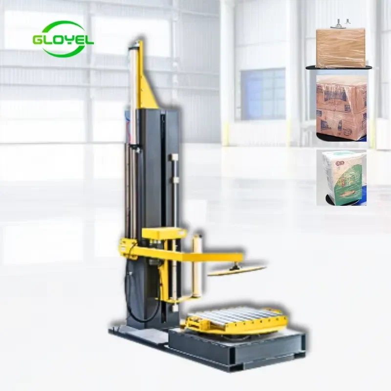 AP01 Automatic Mechanical PLC-Controlled Wrapping Machine for Small Goods Food Beverage Film Stretching Packaging
