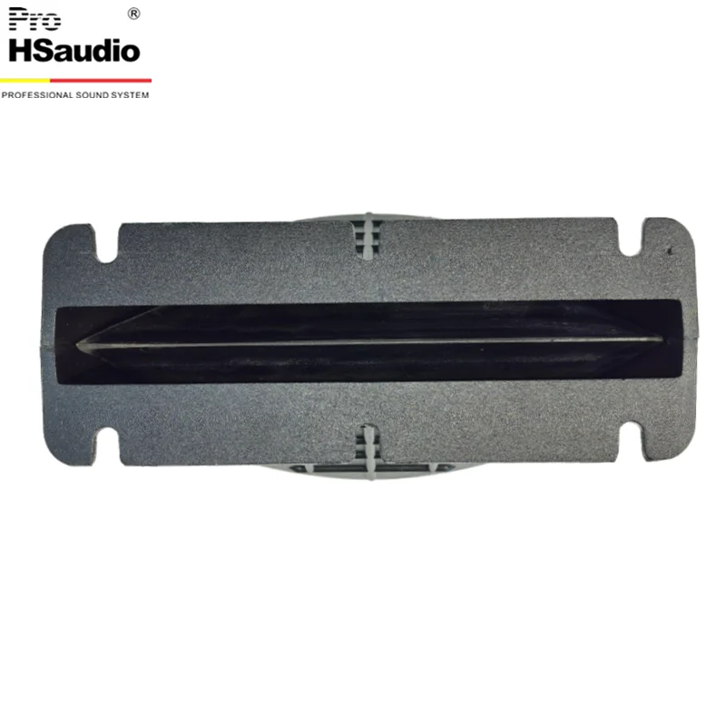Trompa de alumínio do alto-falante Line Array profissional, tamanho: 203L * 80W * H245MM. Garganta: 2 polegadas