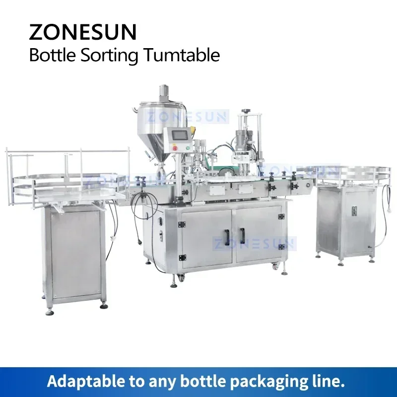 ZONESUN ZS-SP1000 Unscrambler de botellas para mascotas, máquina clasificadora de botellas, descrambler de botellas, equipo de recolección de tocadiscos