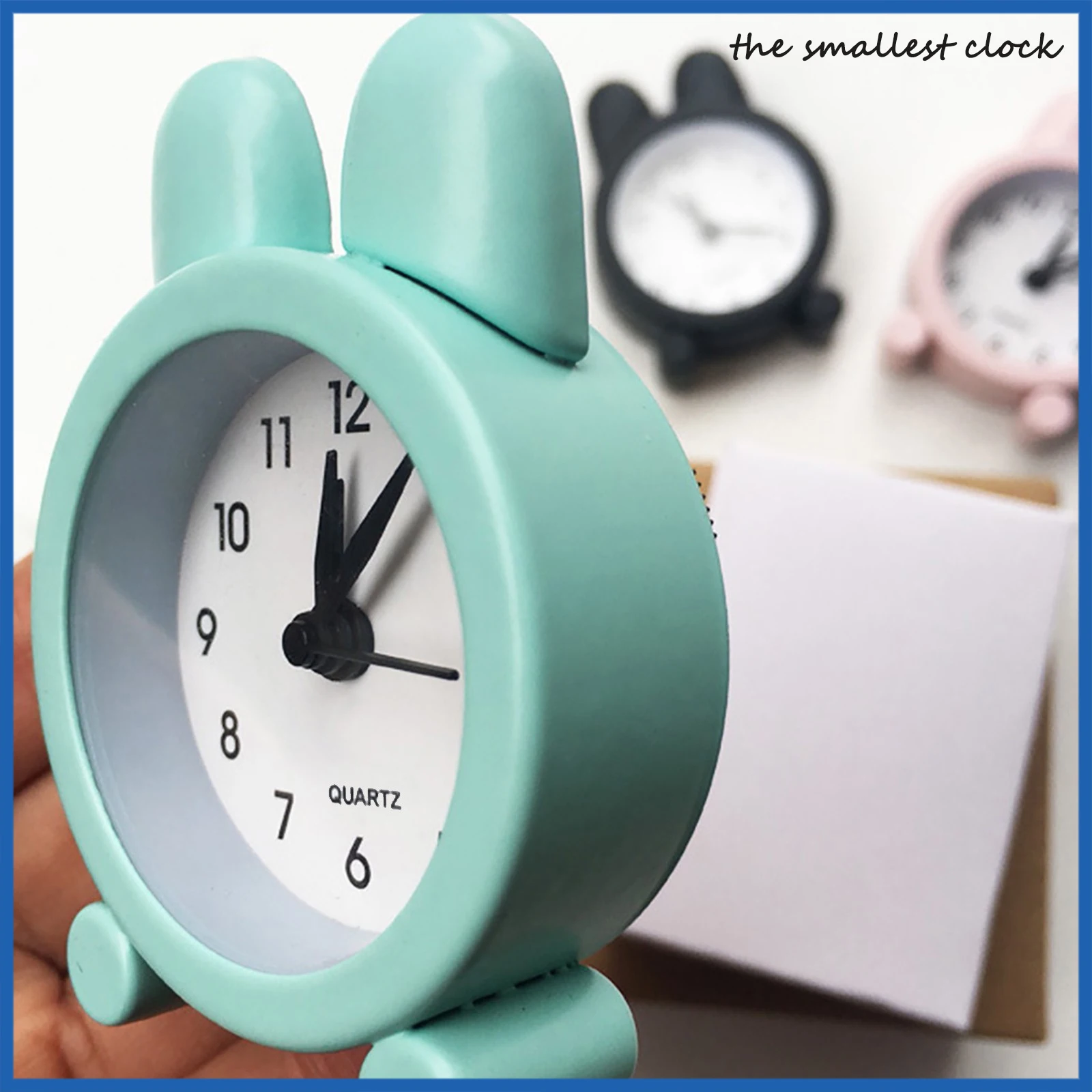 Cute MINI Alarm Clock Electronic Small Alarm Clock Different Types The Smallest Clock  In The World  Desk Clock Melting Clock