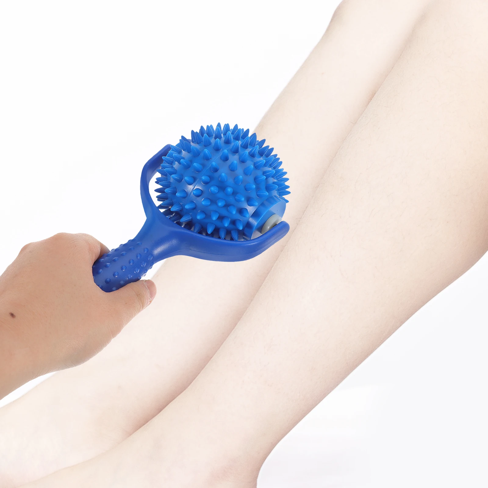 

Handheld Yoga Massage Roller Fitness Ball Spiked Massage Tool Deep Tissue Muscle Roller Manual Back Massager Portable Relaxation
