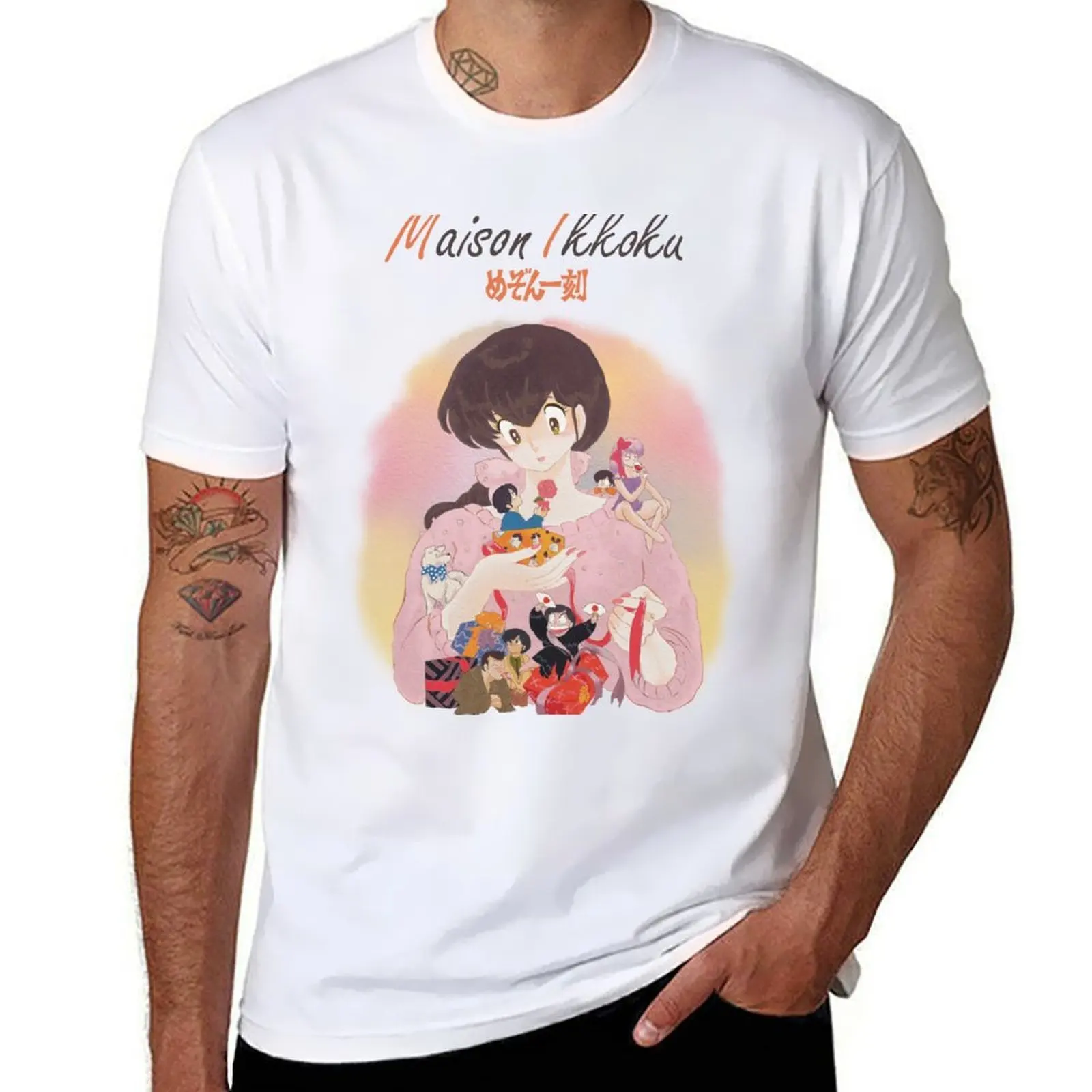

Maison ikkoku Christmas T-Shirt cotton tshirt 100% funny t shirts cotton T-Shirt