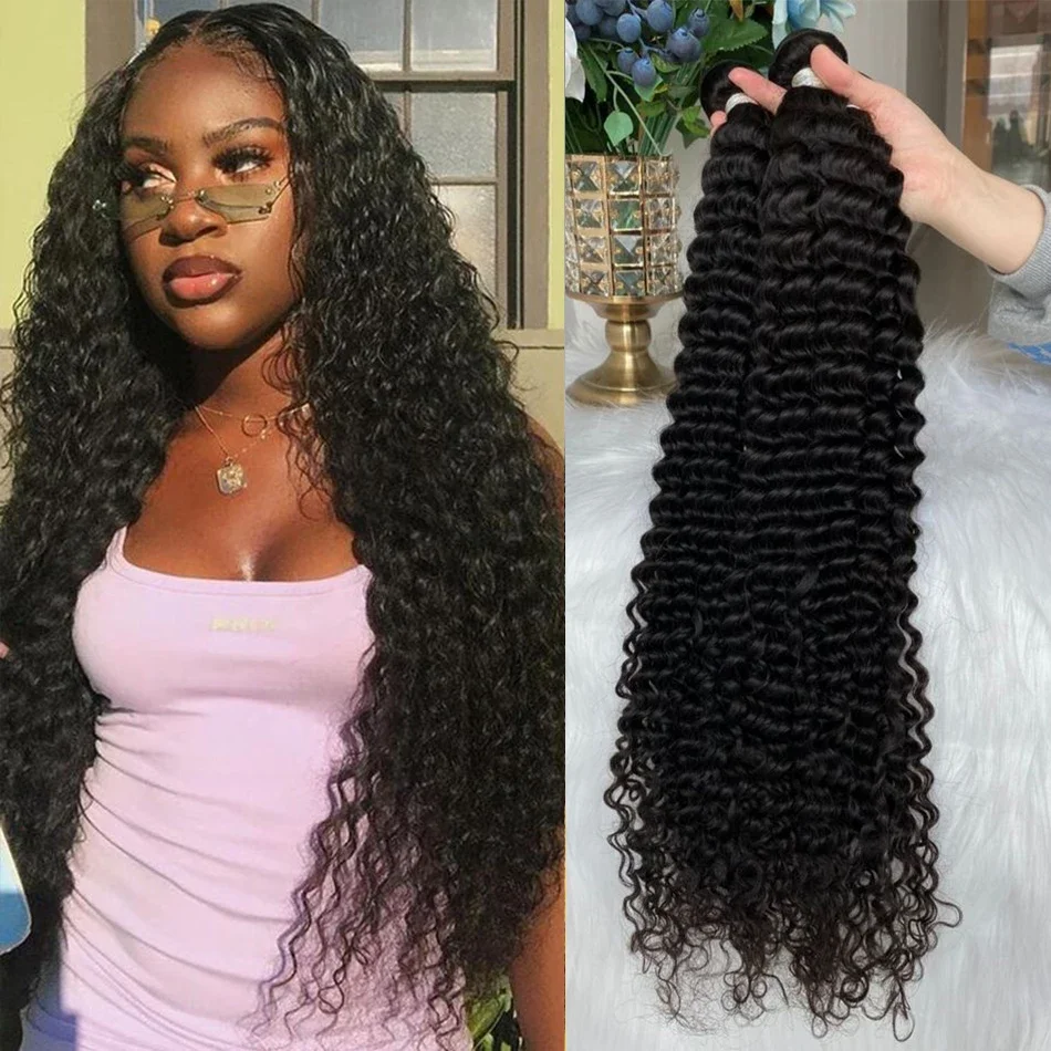 Pacotes de cabelo humano mongol para mulheres Kinky Curly, extensões de cabelo natural, Topper, Rebecca, rainha, Hiar, atacado, 1 PC