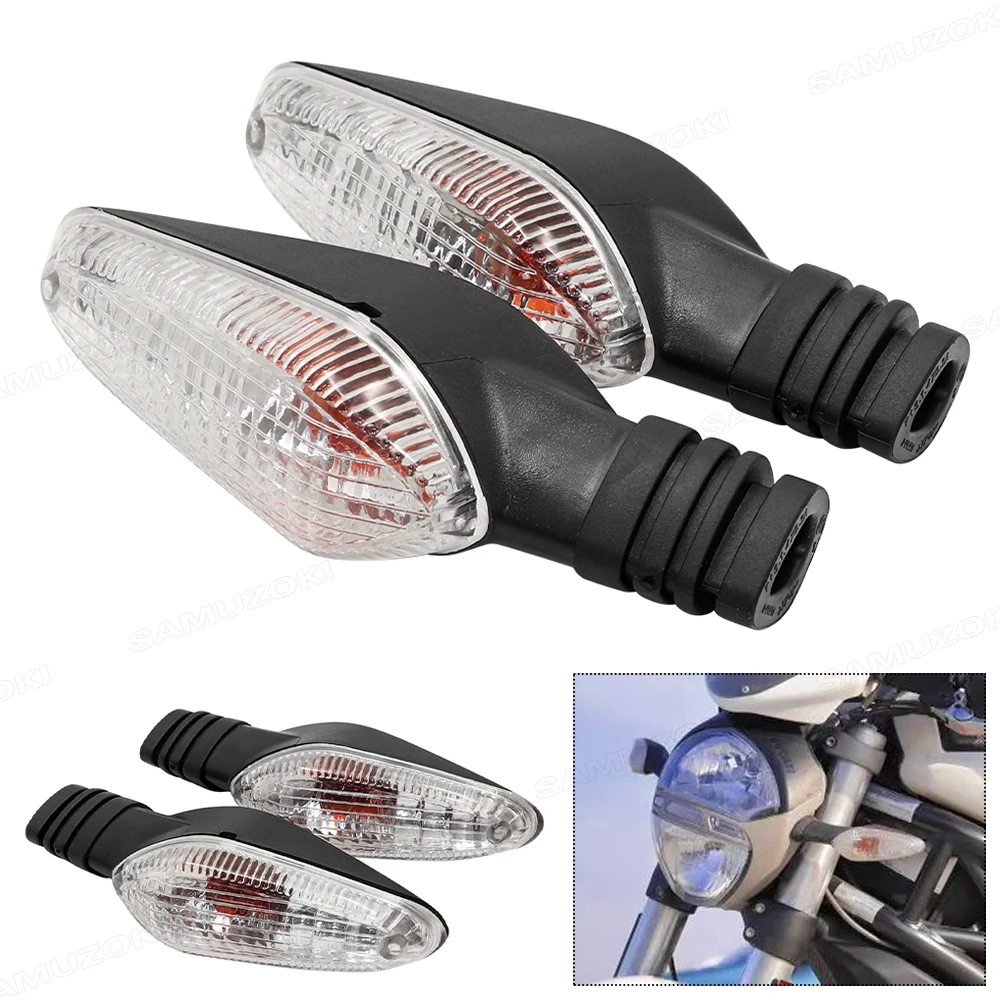 Turn Signal Indicator Light For DUCATI Monster 695 696 796 797 821 1100/S/EVO 1200 Motorcycle Accessories Turning Blinker Lamp