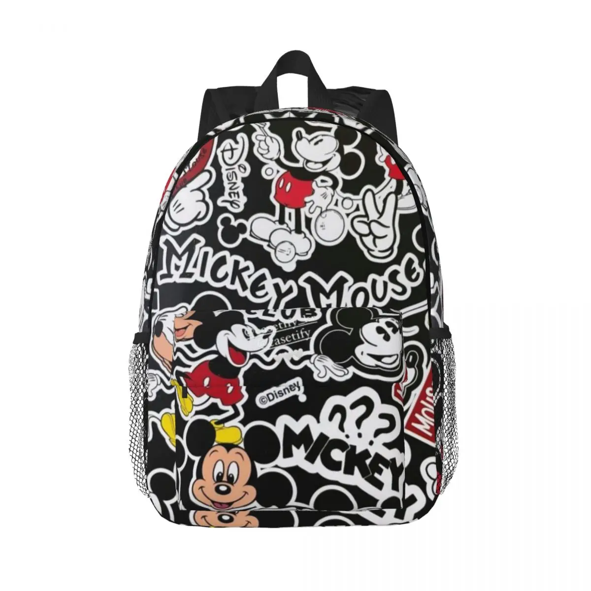 

Mickey Mouse For Girls Boys Large Capacity Student Backpack Lightweight waterproof Backpack 15inch