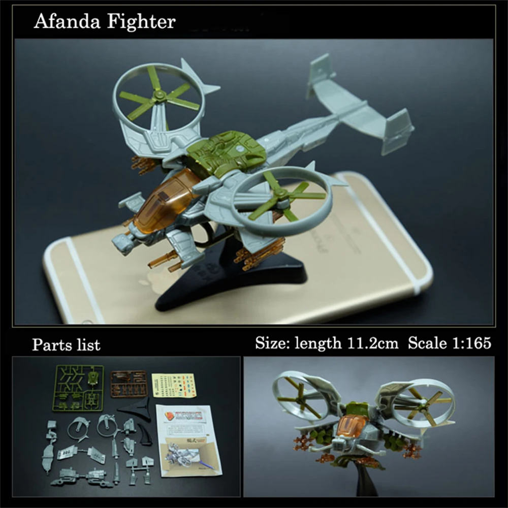 1:165 Scale SA-52B Military Helicopter Gunships Avatar Fighter Aircraft Assembly Mini Plastic Military Model Puzzle