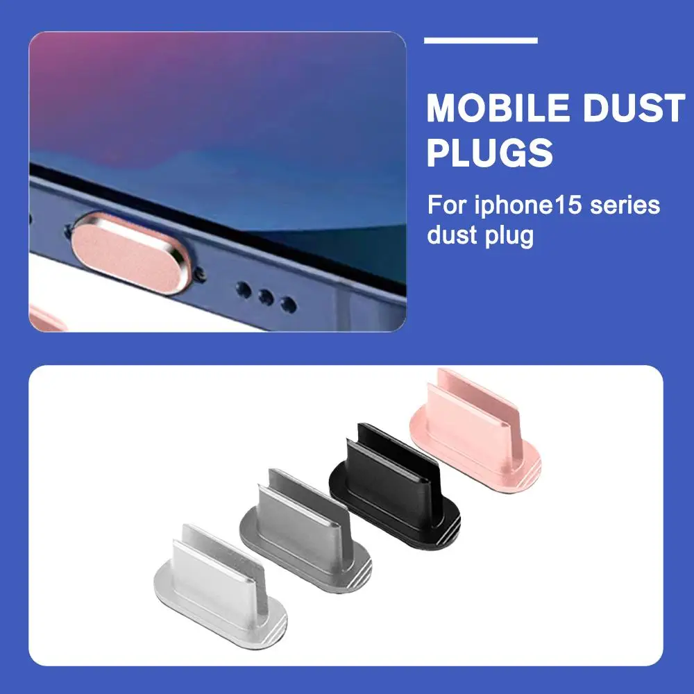 Suitable for Apple 15ProMax/iPhone15 /15Pro /15Plus phone Dust plug Charging Port Plugs Stopper Mobile Phone Protection Cap