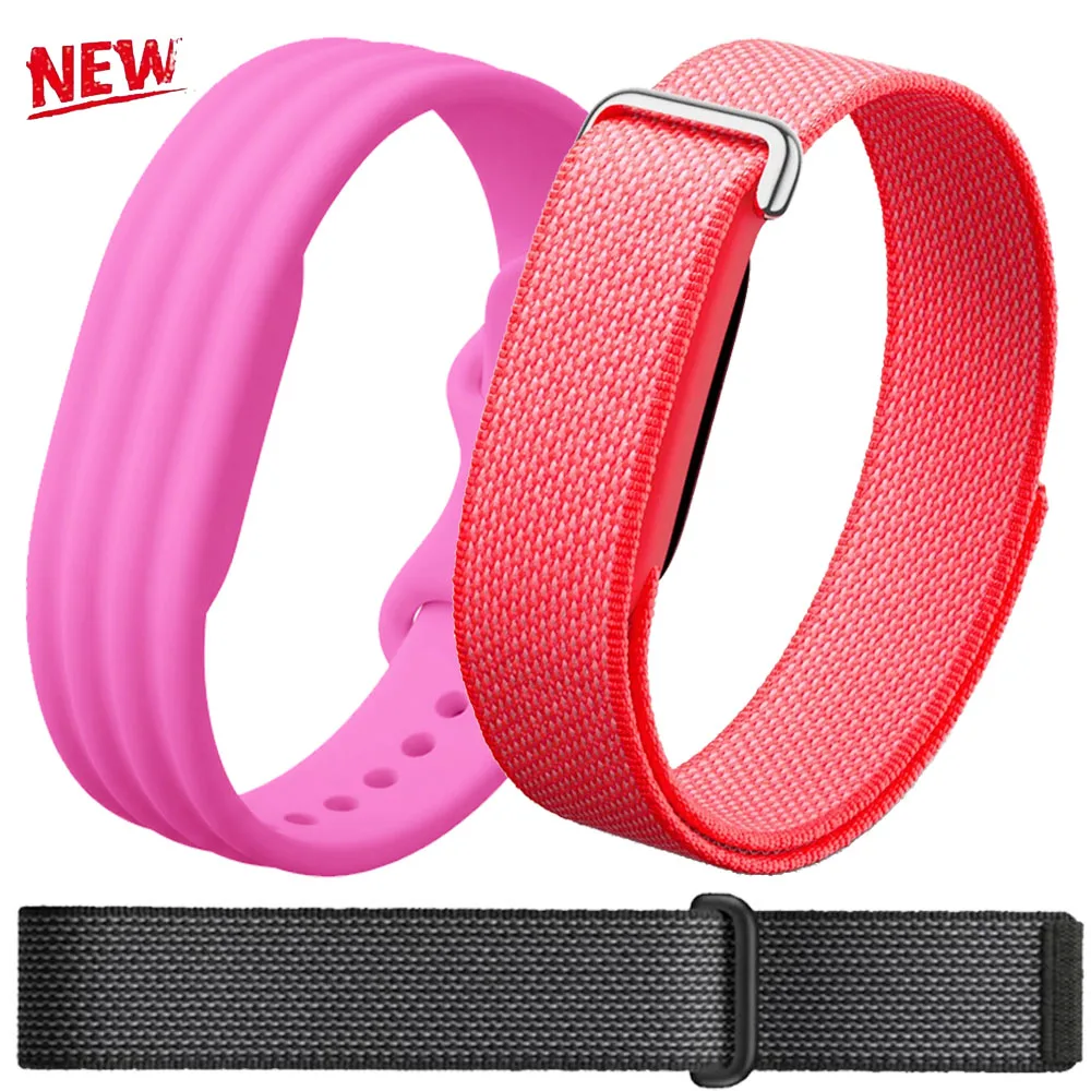 Offizielles Nylon+Silikon-Armband für Google Fitbit Air Sport, bequemes Armband, Google Fitbit Air, atmungsaktives Zubehör, Correa