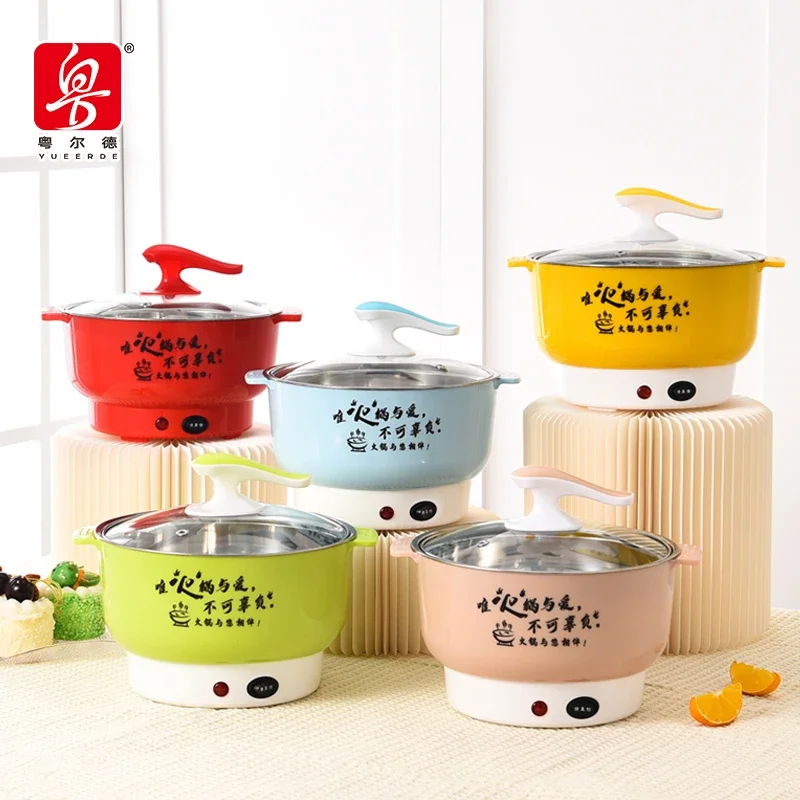 Multifunctional stainless steel electric heating pan hot pot electric frying pan leisure, dinner