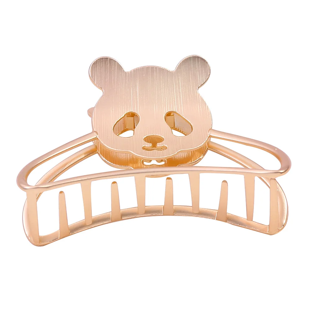 

Hair Clips Cute Jaw Accessories Metal High Quality for Women Claw Golden Small Barrettes