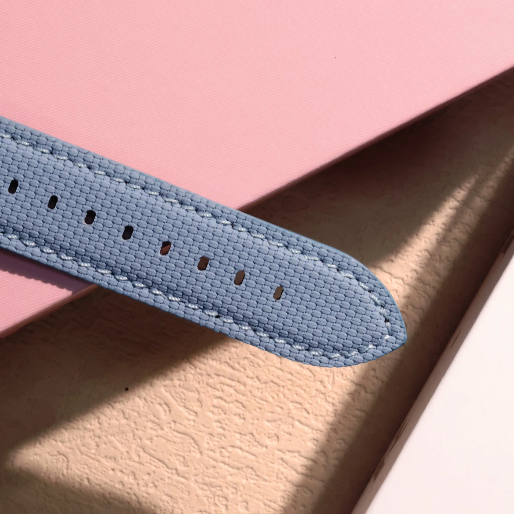 Per orologio da donna Sailcloth Signature FKM cinturino in gomma 18mm 19mm 20mm 21mm 22mm cinturino FKM con fibbia a molla a sgancio rapido