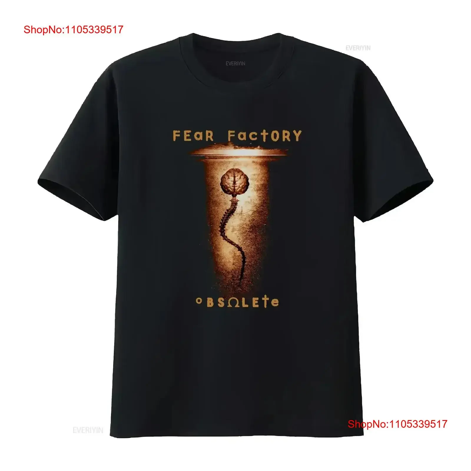 Obsolete Fear Factory Band T Shirt All Size S to 5XL LL1100 long sleeves vintage Washed Comfortable Versatile Soft vintage