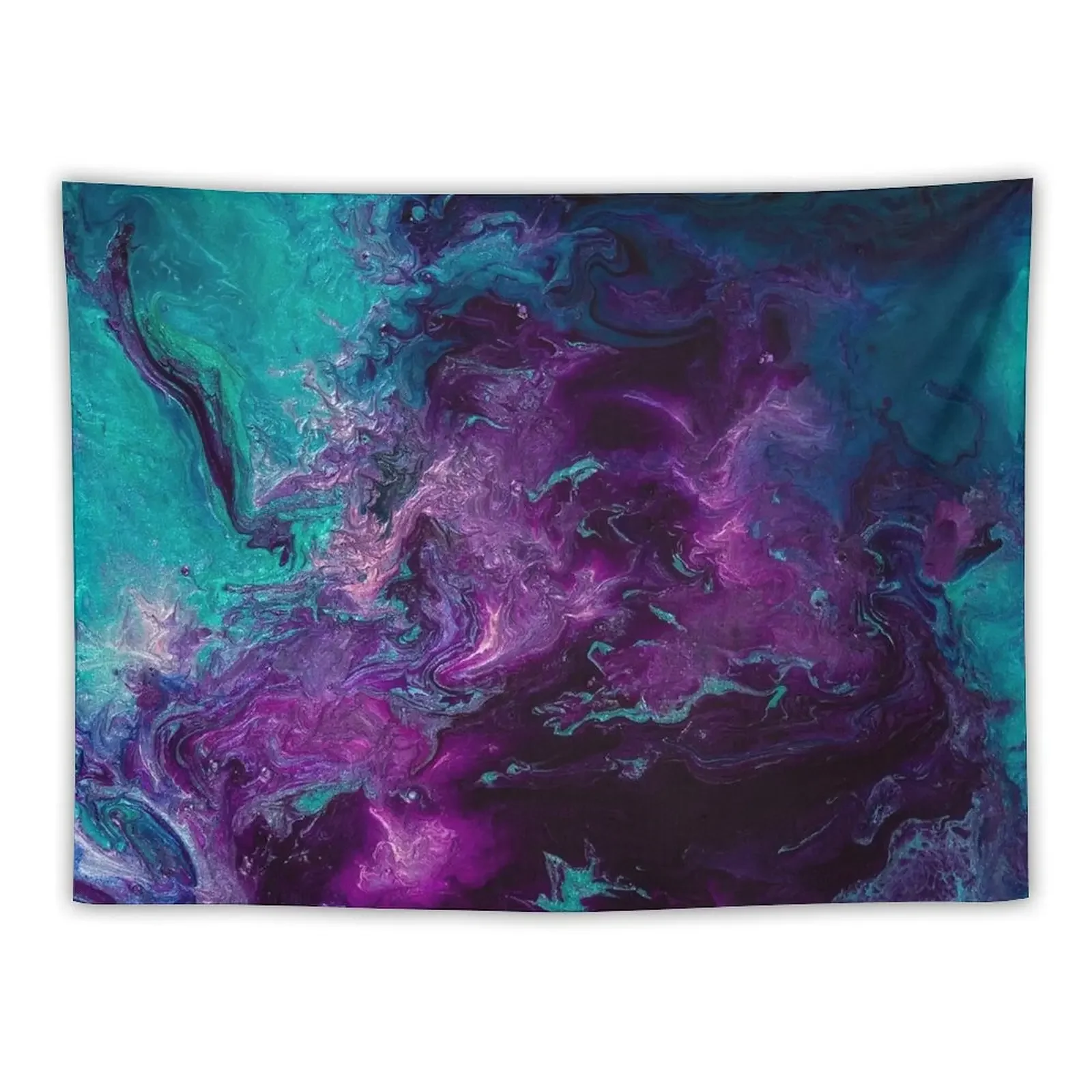 Nebulous Cropped Tapestry Wall Hanging Wall Home Decor Aesthetic Tapestry