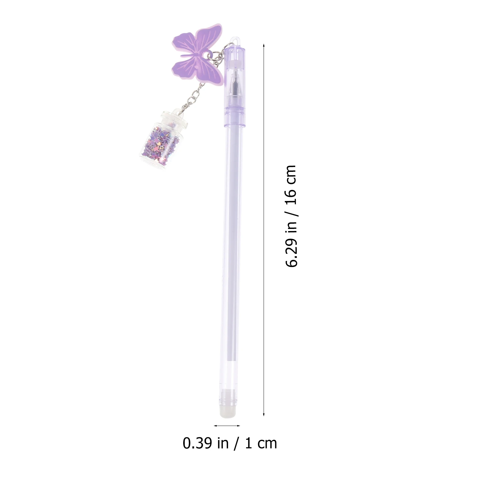 

15pcs Butterfly Pendant Pens Gel Roller Marker Pens for Students Office Writing School Study Birthday Gifts Black Water based