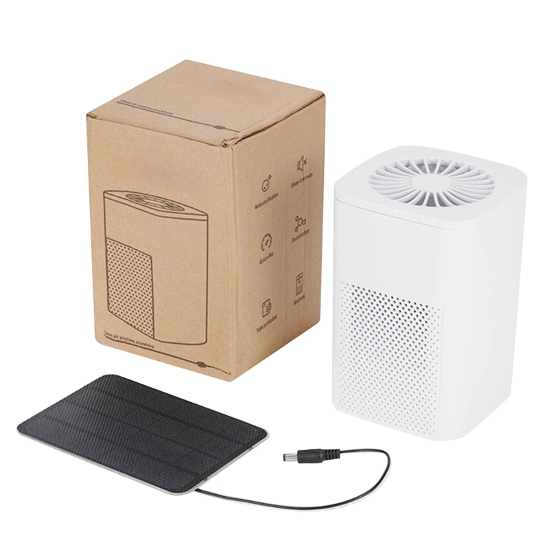 

Очиститель холодного воздуха на солнечной энергии для автомобиля, сарая, дома для домашних животных, снаружи, улицы без батареи