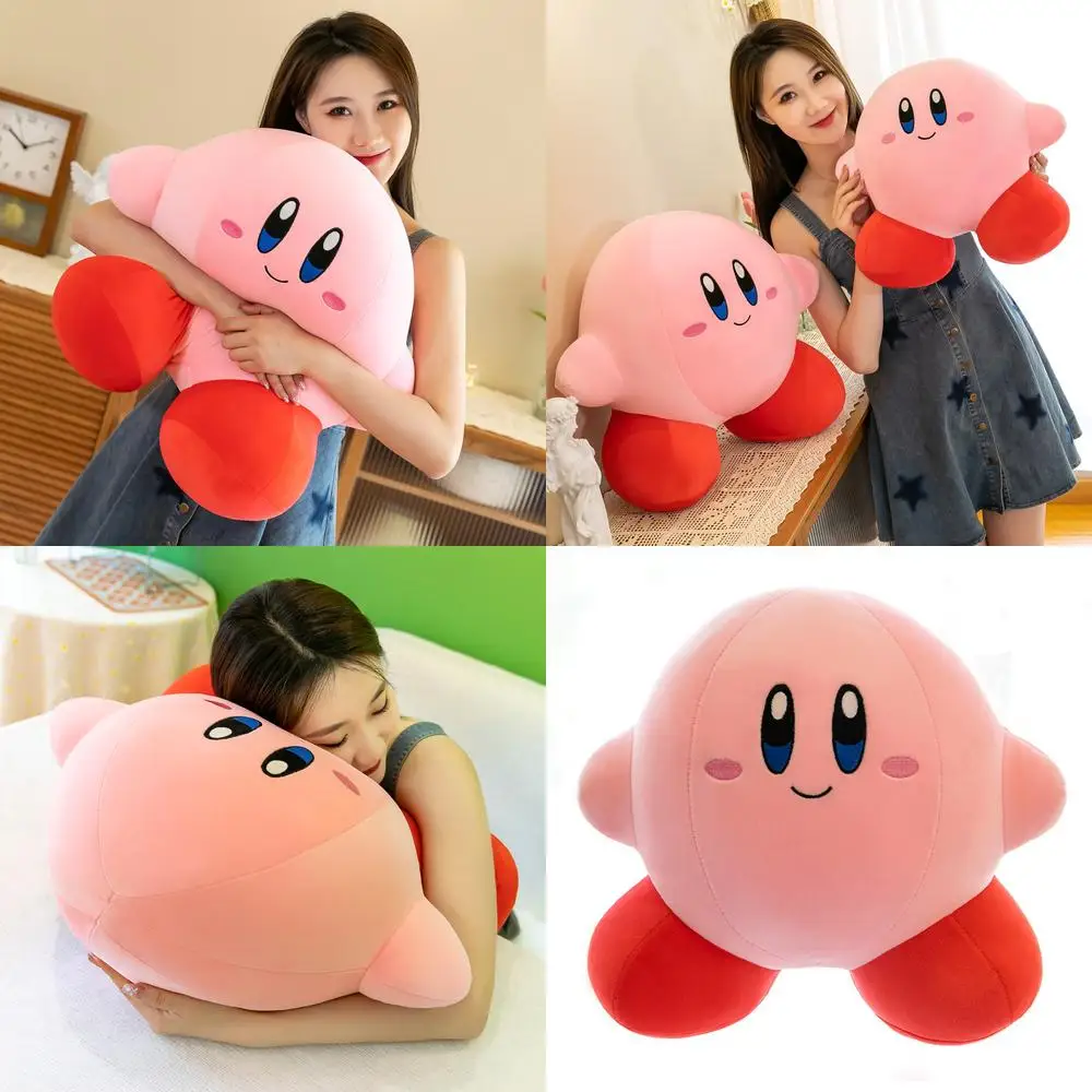 Urocza pluszowa zabawka Kirby, wypchana lalka, słodkie zwierzątko, prezent urodzinowy dla dzieci, popularna maskotka z TikToka, zabawka do automatów z nagrodami firmy.