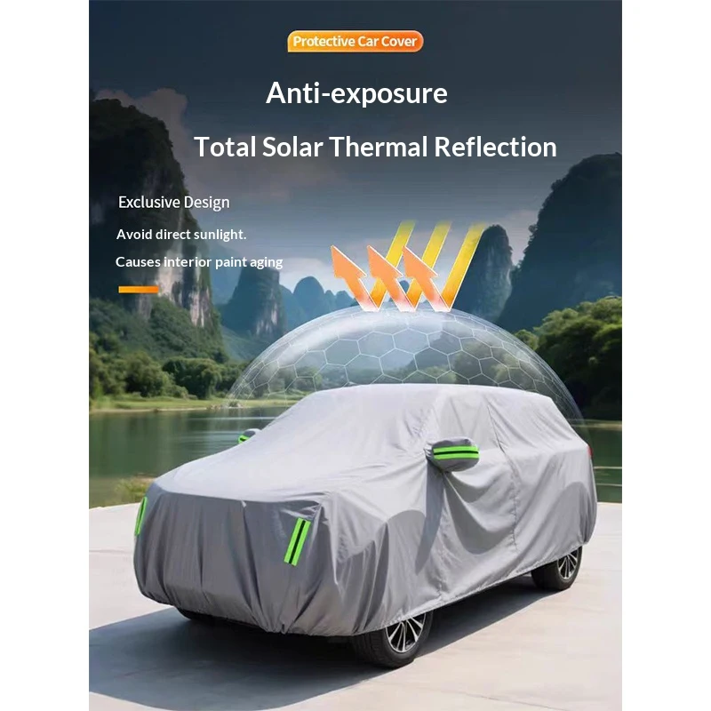 For Renault Arkana 2019-2025 Full Car Covers Indoor Outdoor Snow Rain Waterproof Cover Sunshade Dustproof Protection