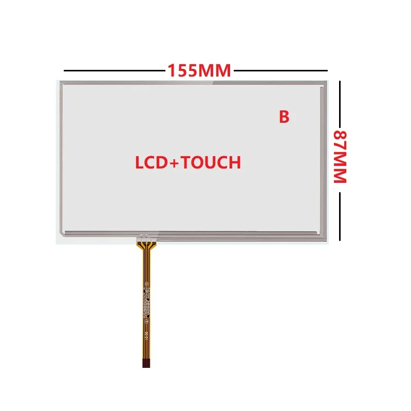 6.2inch DVD Display 721CR60012-A0 LCD Screen HSD062IDW1-A00-A20 Touch Screen Digitizer Panel 155*88mm Car DVD Display