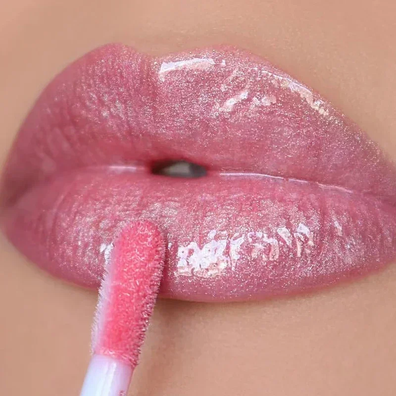 Pearl Diamond Lip Gloss Waterproof Lasting Glitter Mirror Water Liquid Lipsticks Moisturizing Sexy Jelly Shiny Lip Glaze Makeup