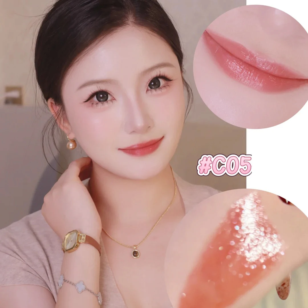 Balsamo per labbra idratante che cambia colore Lucido idratante con finitura a specchio Antiaderente a lunga durata per labbra secche e screpolate