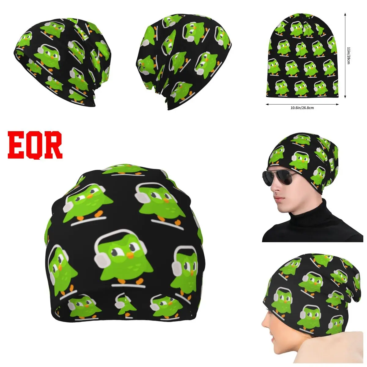 

Duolingo Owl Duo Unisex Knitted Hat, Beanies Hat For Men And Women Outdoor Hat