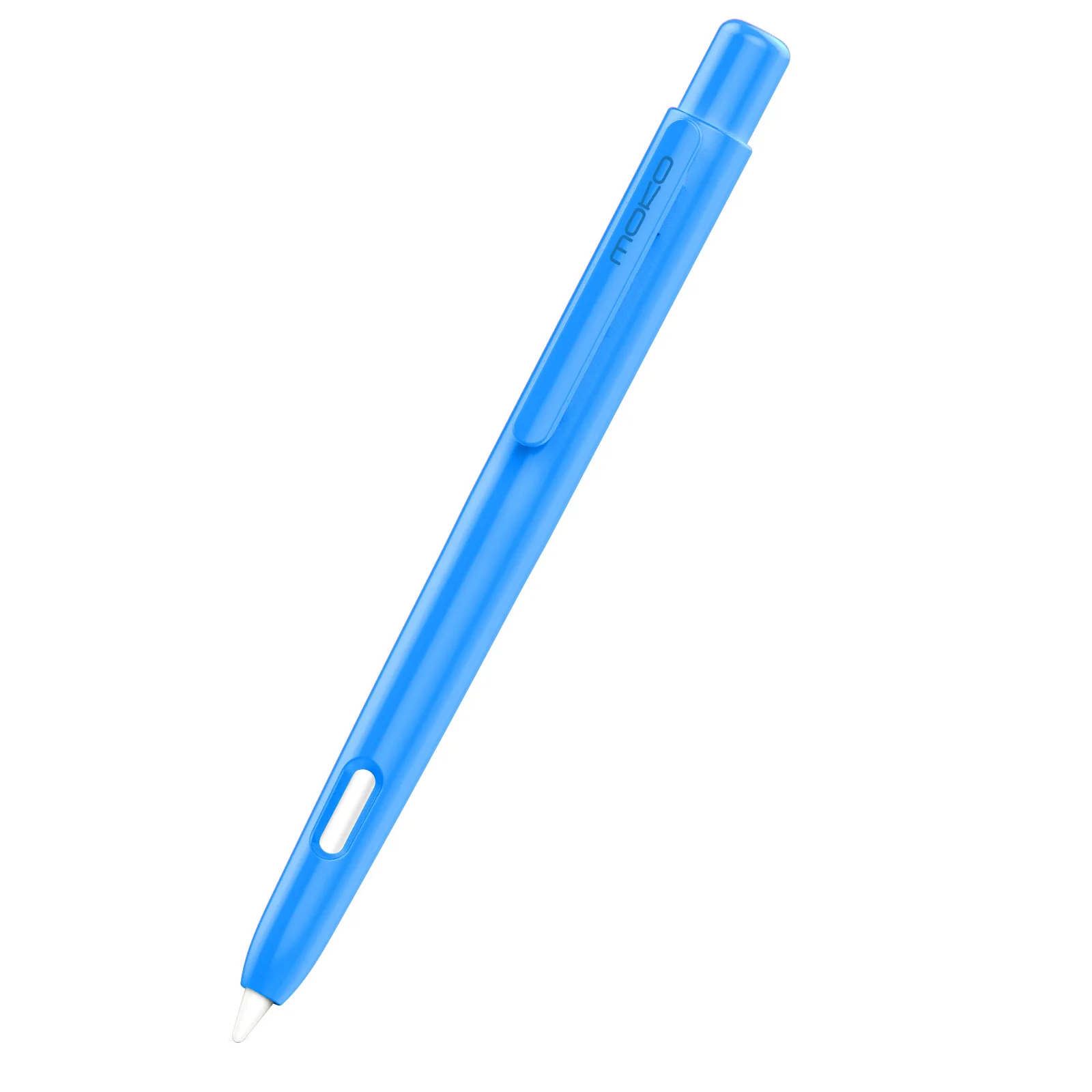 MoKo Holder Case for Apple Pencil 2nd Gen,Retractable Protective Apple Pencil Cover with Sturdy Clip,Hard PC Apple Pencil case