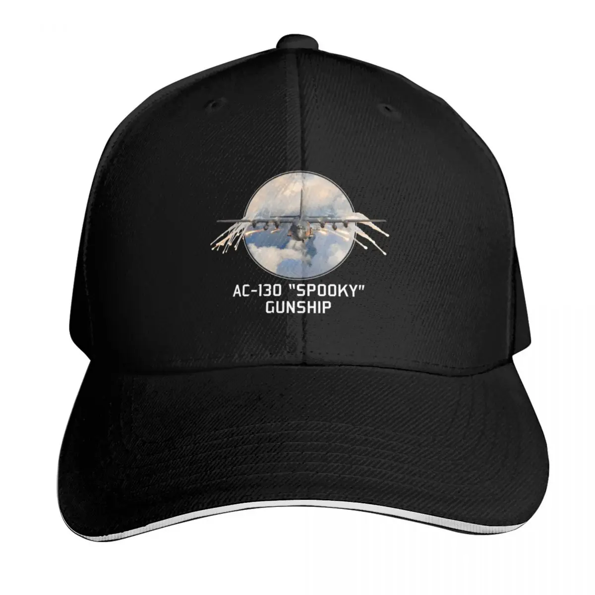 AC 130 Spooky Gunship Baseball Cap fishing hat fun hats Sunscreen Trucker Hat For Man Women's
