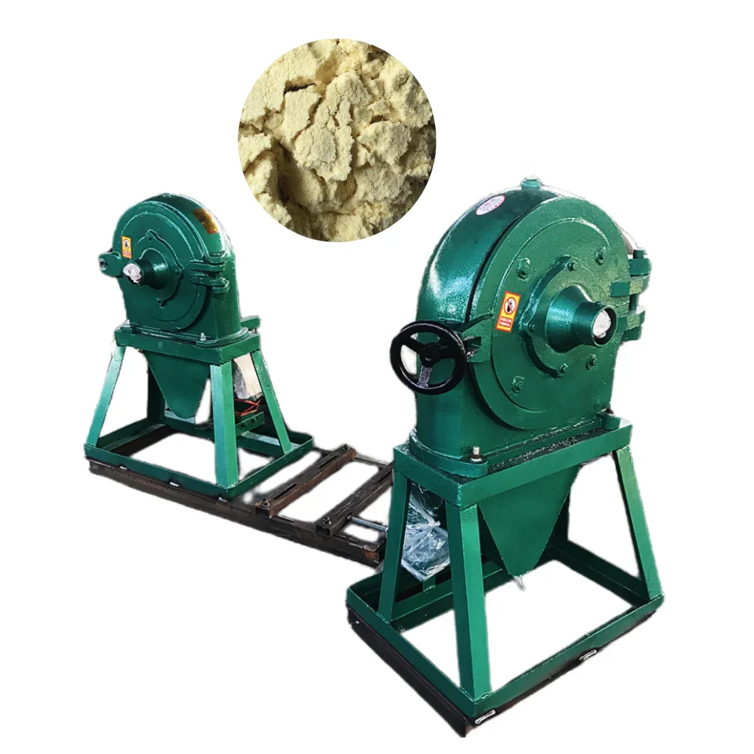 Self-absorbing cereals hammer mill crusher/Grain Powder Crusher pulverizer maize milling grinder with diesel engine