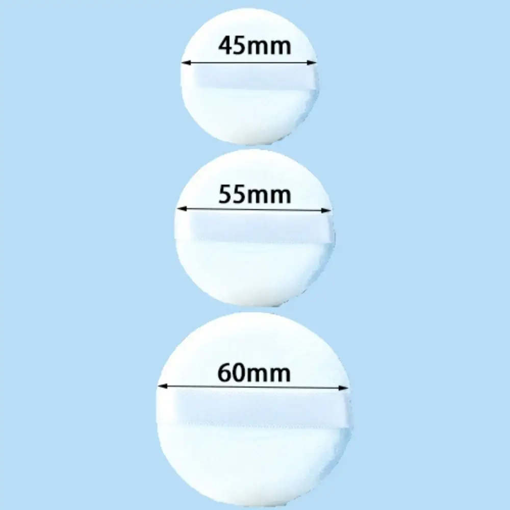 2/4/7pcs 소프트 코스메틱 퍼프 박스 포함 짧은 벨벳 파우더 퍼프 메이크업 도구 라운드 모양 파운데이션 스펀지 여성 뷰티