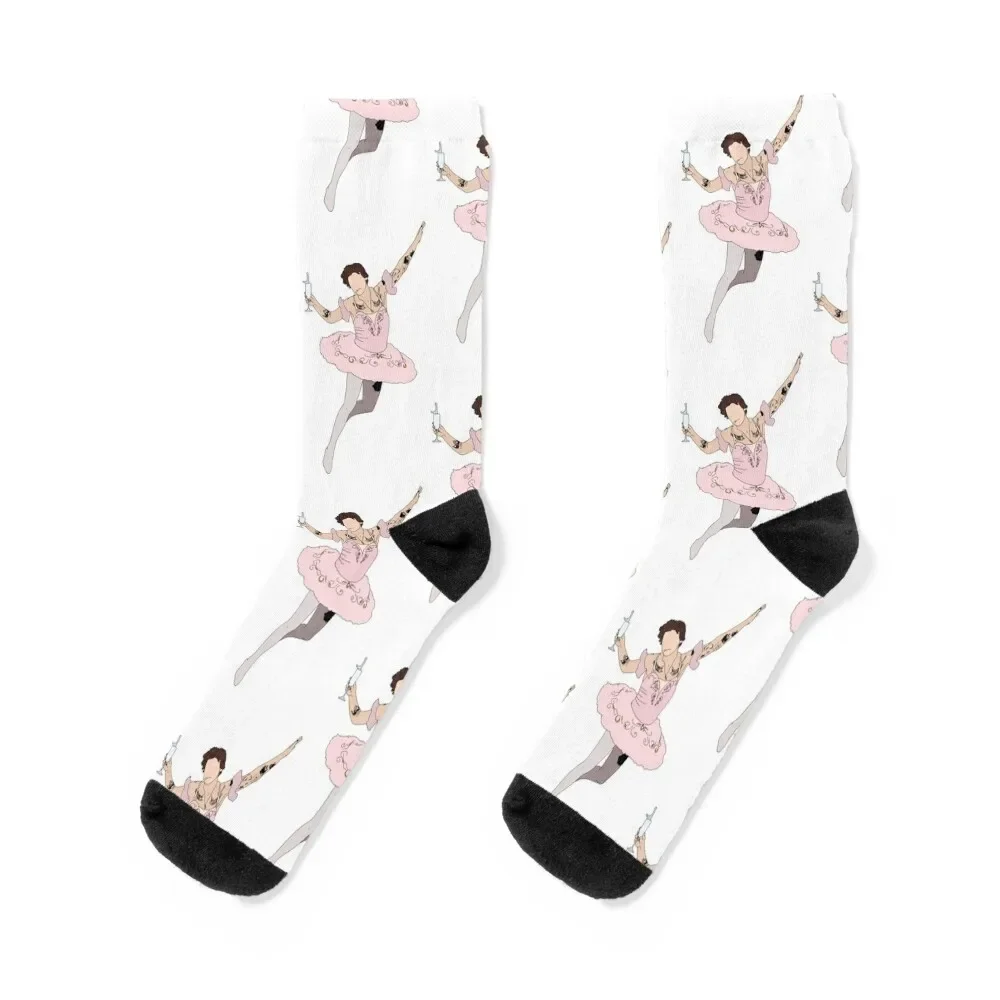 

jumping ballerina harry Socks funny gifts christmas stocking anti slip football Socks Male Women's