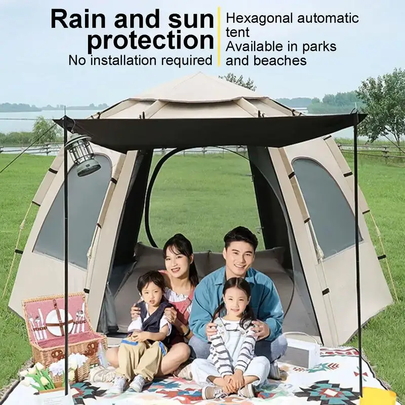 

Pop Up Camping Tent Waterproof Automatic Dome Tent for 5-8 Person Portable Breathable Camp Tent Instant Tents Easy Setup