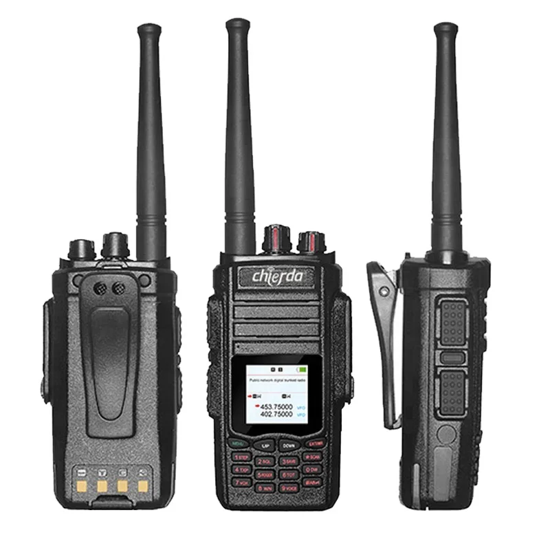 Chierda IT 338 Ham Radio Handheld Two Way Radio Analog Amateur Dual Band VHF UHF Walkie Talkies Long Range Rechargeable